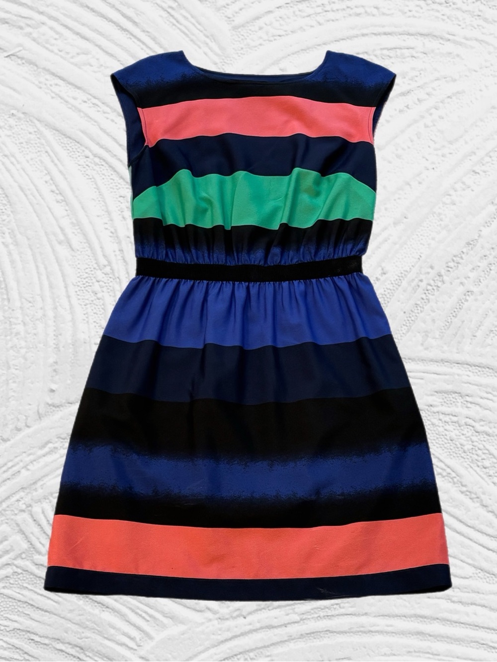 Ann Taylor LOFT Petites XXSP Multicolor Striped Sleeveless Dress